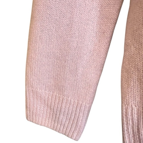 C by Booomingdale’s 2-Ply Cashmere Crewneck Sweater in Serenity Blue Size Large - Picture 9 of 11